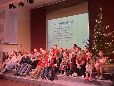 Hetki j�ulupidudest meie koolis